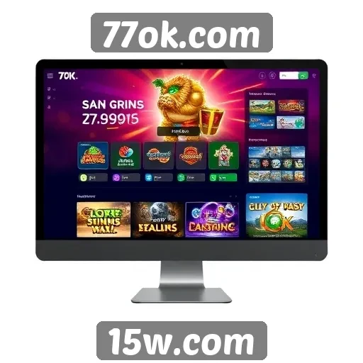 Experiência do usuário no site 77ok.com